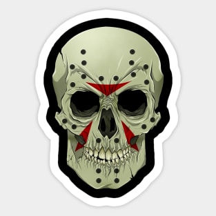Jason Skull Sticker